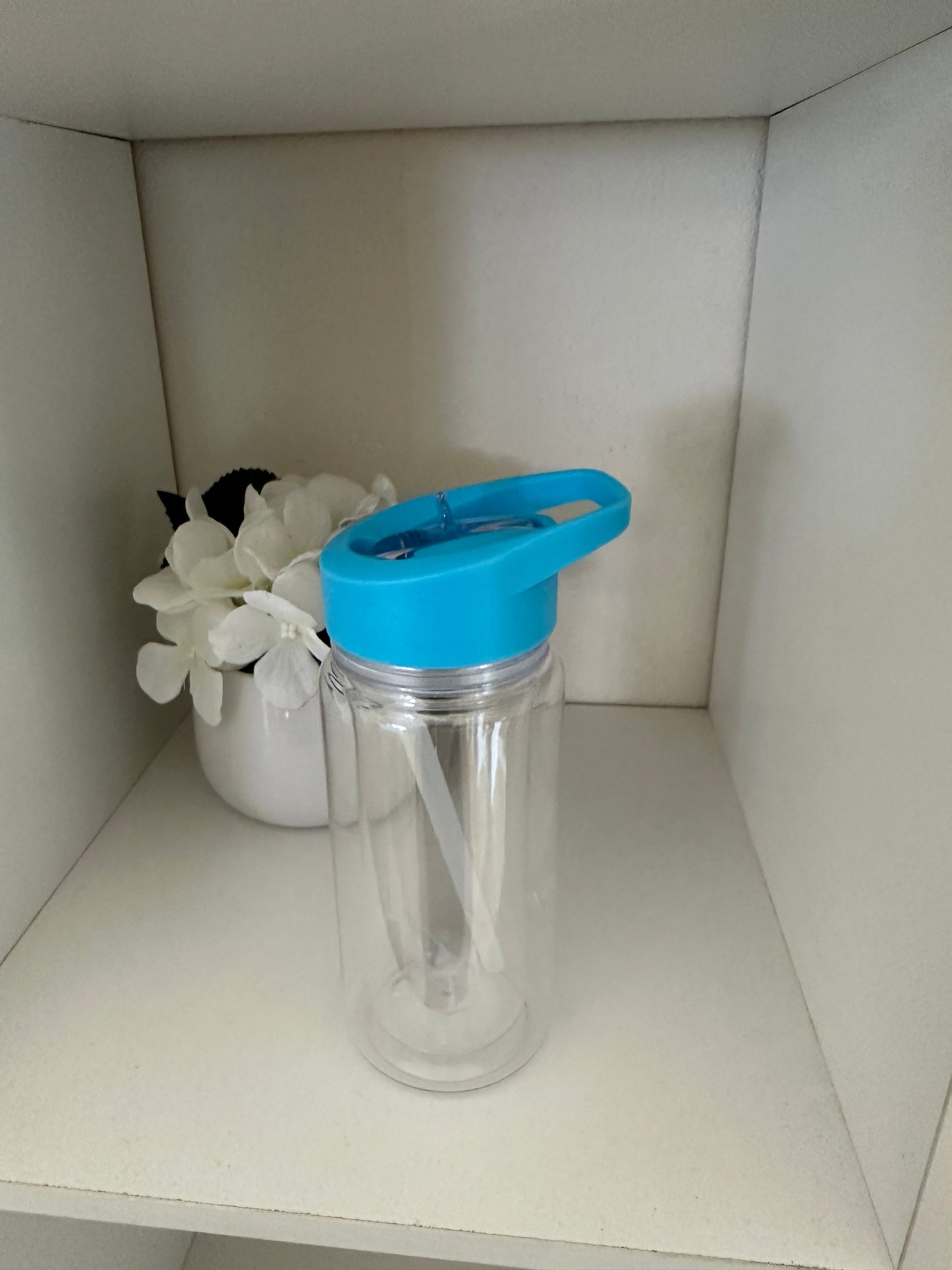 12oz Acrylic Kids Water Bottle Snow globe