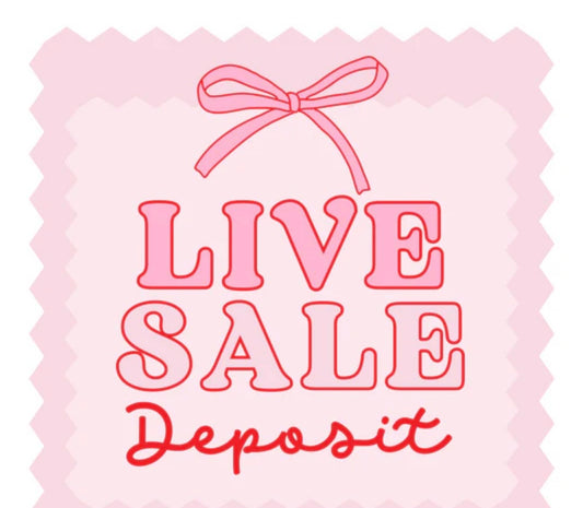 Live sale deposit