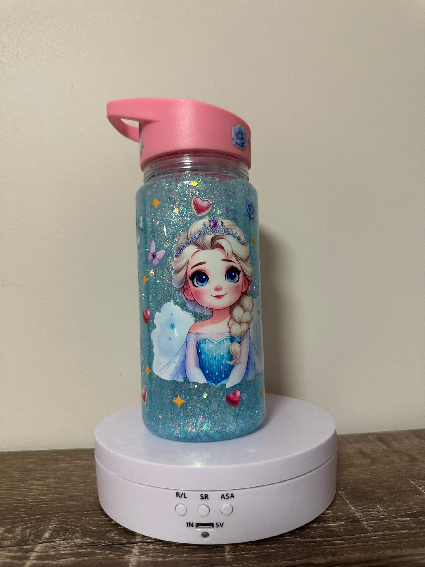 Frozen kids snow globe drink bottle