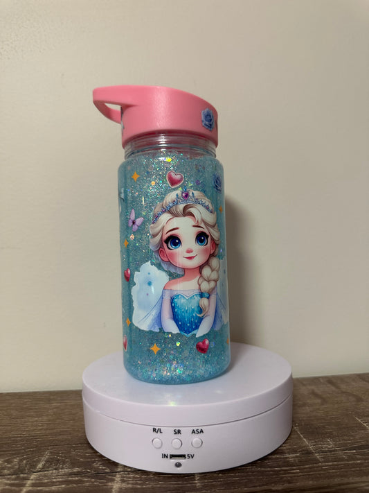 Frozen kids snow globe drink bottle