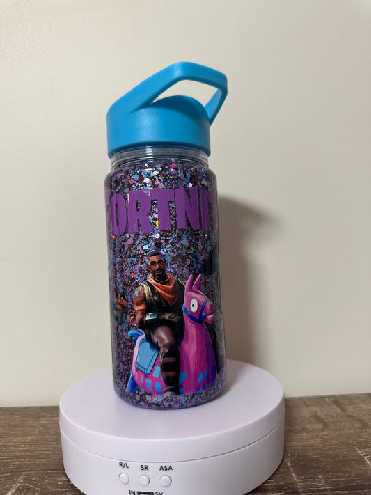 Fortnight kids snow globe drink bottle