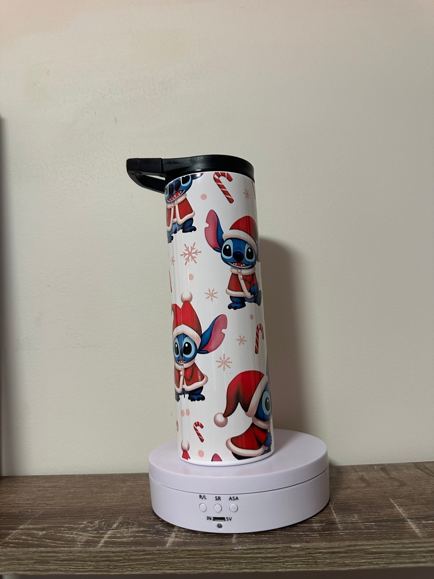 Christmas stitch 20oz tumbler/drink bottle