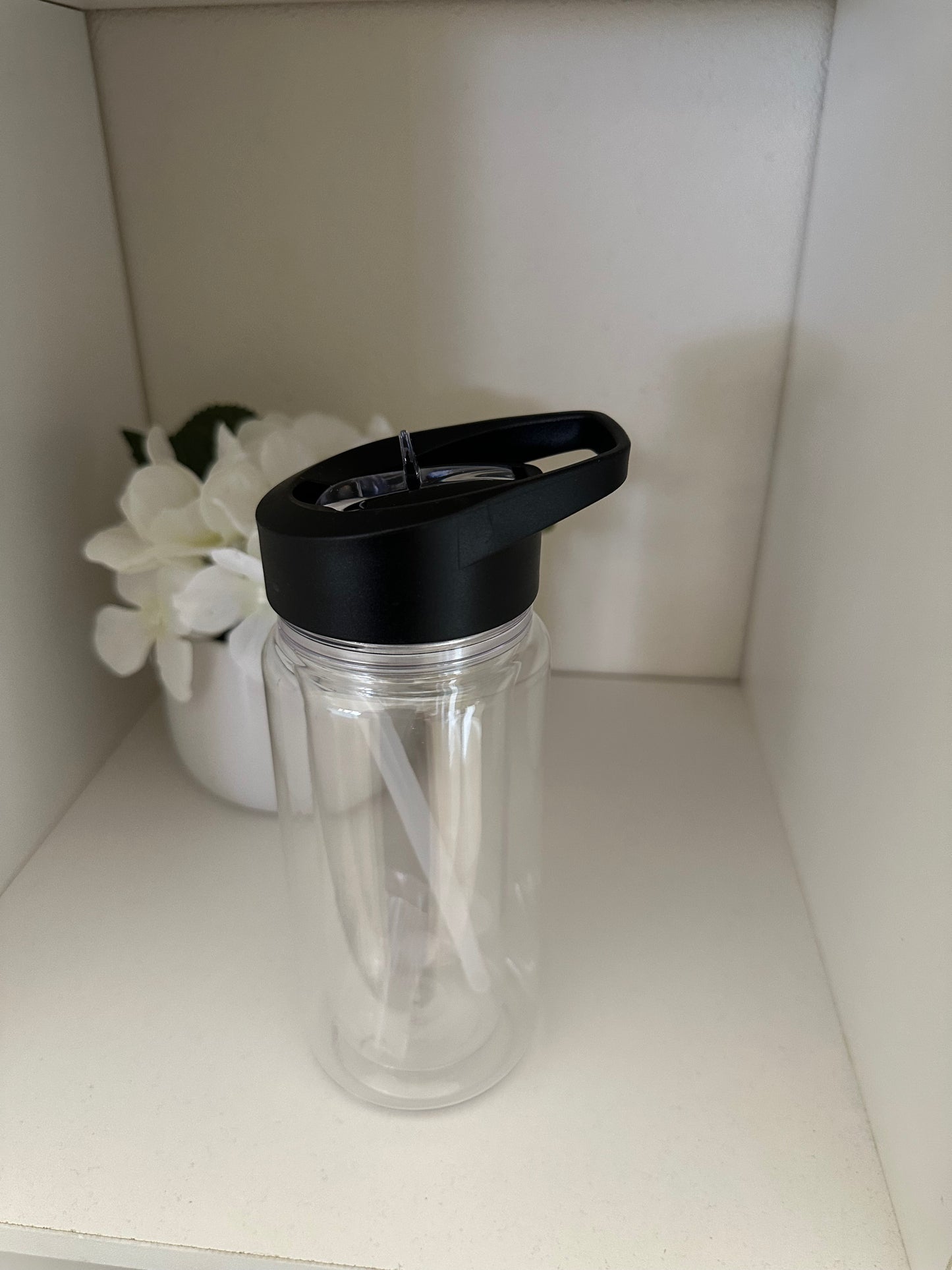 12oz Acrylic Kids Water Bottle Snow globe