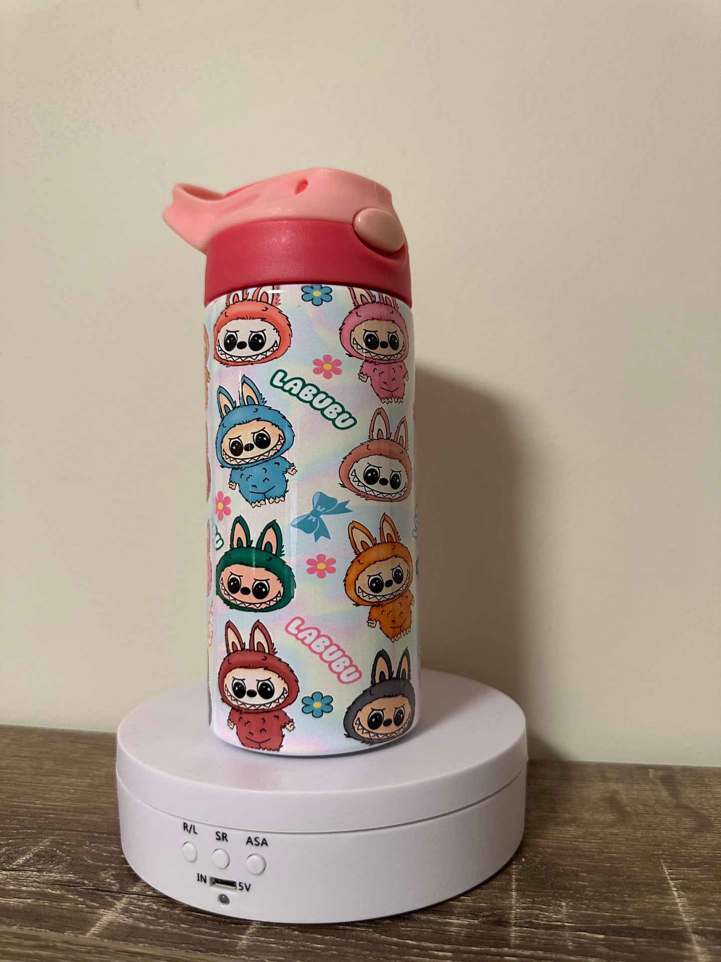 Labubu kids sublimation drink bottle