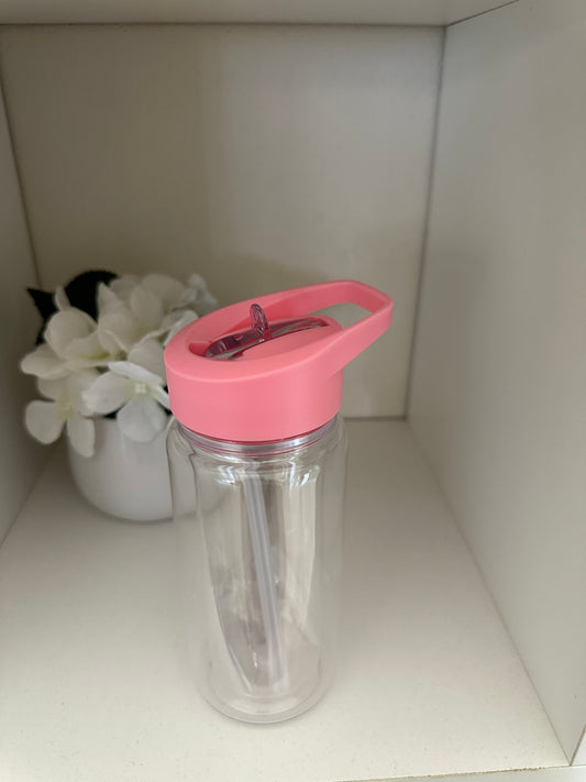 12oz Acrylic Kids Water Bottle Snow globe